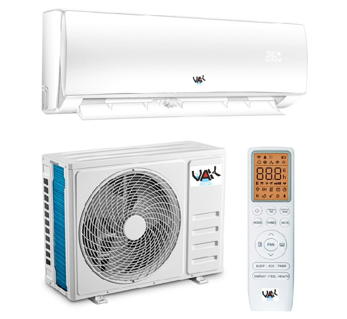 VAK split unit airco 3.5Kw/120m3 incl. wifi :: VAK installatie